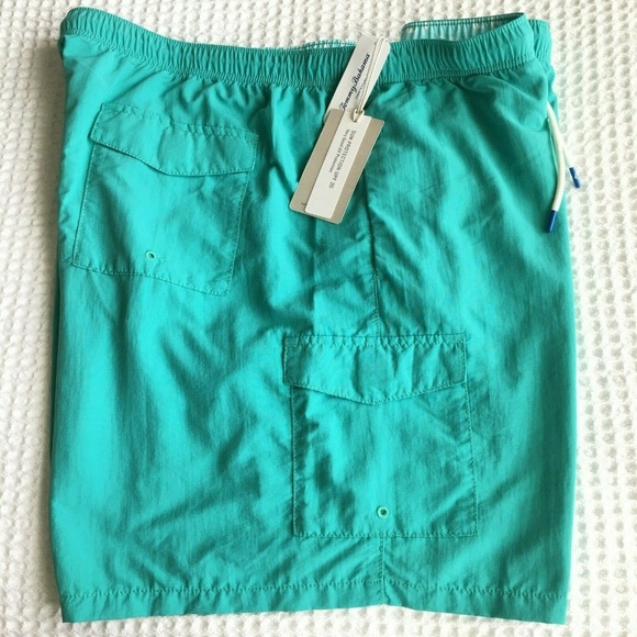 Tommy Bahama Naples Coast Green Swim Trunks - Picture 4 of 5